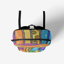 Load image into Gallery viewer, Indigenous designed Retro Colourful Backpack
