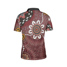 Load image into Gallery viewer, Indigenous Design Print Polo Shirts
