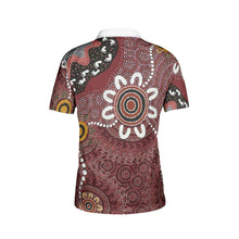 Load image into Gallery viewer, Indigenous Design Print Polo Shirts
