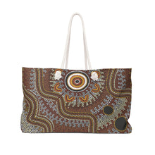 Load image into Gallery viewer, Aboriginal Design Weekender Bag
