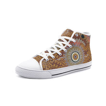 Load image into Gallery viewer, Indigenous design Unisex High Top Canvas Shoes
