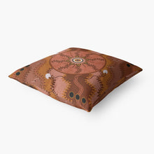 Load image into Gallery viewer, Indigenous Designed Premium Hypoallergenic Throw Pillow
