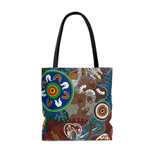 Load image into Gallery viewer, Contemporary Aboriginal Art Design Print AOP Tote Bag
