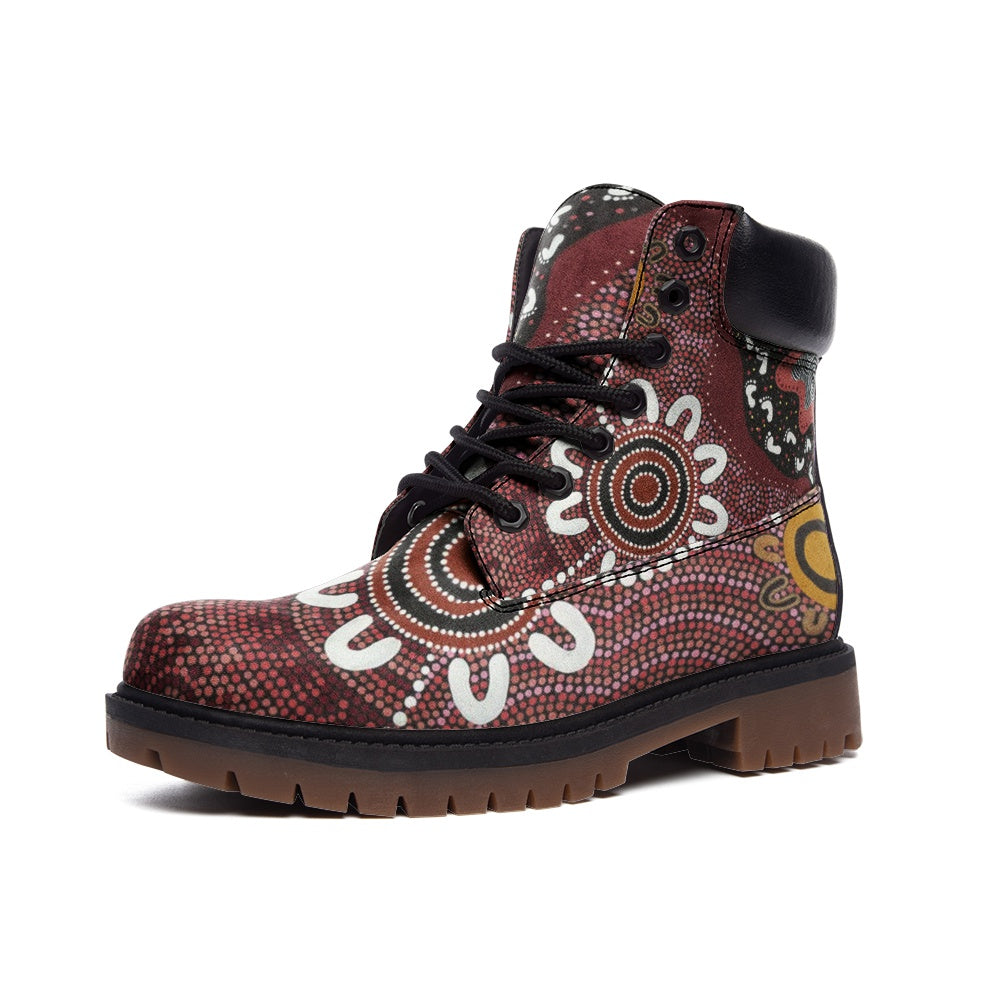 Casual Leather Lightweight boots TB
