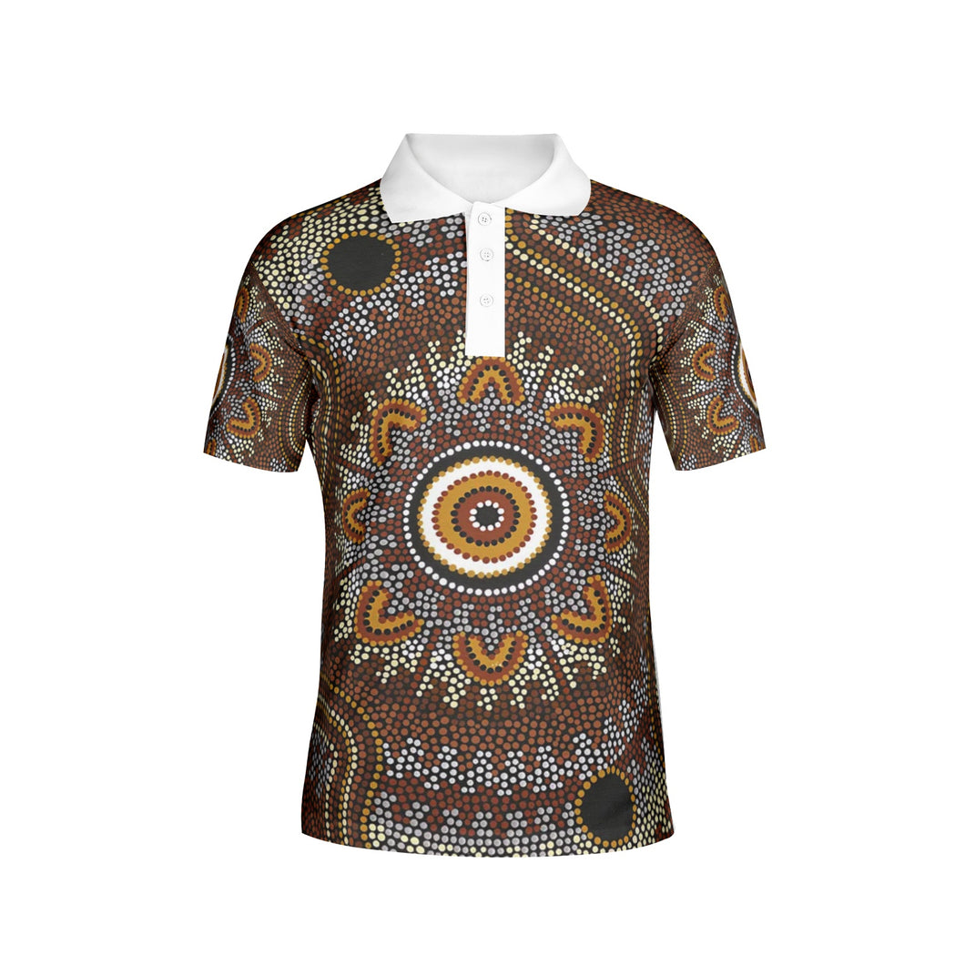 Indigenous Design Polo Shirts