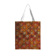 Load image into Gallery viewer, Indigenous design Canvas Tote Bags
