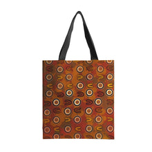 Load image into Gallery viewer, Indigenous design Canvas Tote Bags
