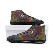 Load image into Gallery viewer, Indigenous Designed High Top Canvas Shoes
