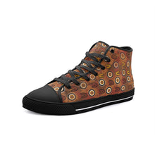 Load image into Gallery viewer, Indigenous design Unisex High Top Canvas Shoes
