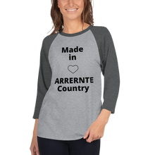 Load image into Gallery viewer, Creative 3/4 sleeve raglan shirt
