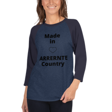 Load image into Gallery viewer, Creative 3/4 sleeve raglan shirt
