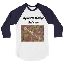 Load image into Gallery viewer, Ngwarle Untye Art Designed 3/4 sleeve raglan shirt
