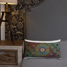 Load image into Gallery viewer, Custom Traditional  Aboriginal Art Design Premium Pillow
