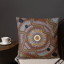 Load image into Gallery viewer, Custom Traditional Aboriginal Art Design Premium Pillow Cushions
