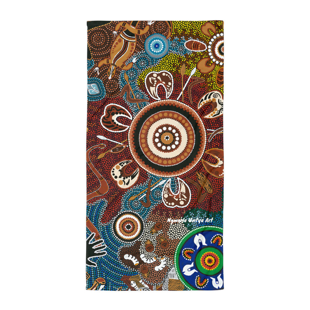 Aboriginal Art Design Towel