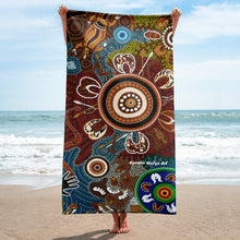 Load image into Gallery viewer, Aboriginal Art Design Towel
